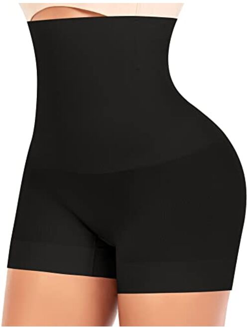 DERCA Shapewear Shorts Tummy Control for Women Shaping Boyshorts Seamless Shorts Under Dresses Body Shaper Underwear