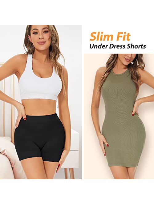 BESTENA Seamless Smooth Boyshorts Panties Slip Shorts for Under Dress Slimming Shapewear Shorts