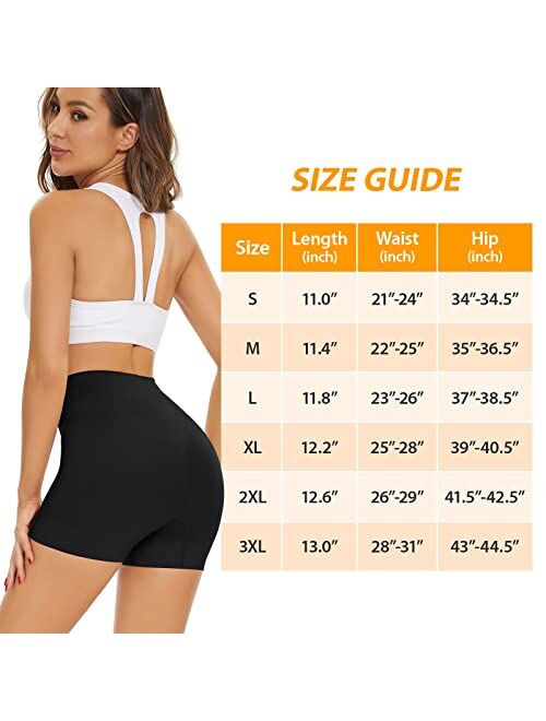 BESTENA Seamless Smooth Boyshorts Panties Slip Shorts for Under Dress Slimming Shapewear Shorts