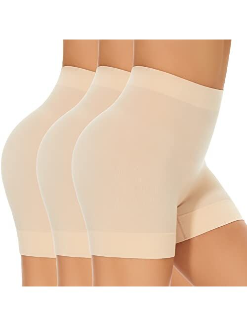 BESTENA Seamless Smooth Boyshorts Panties Slip Shorts for Under Dress Slimming Shapewear Shorts