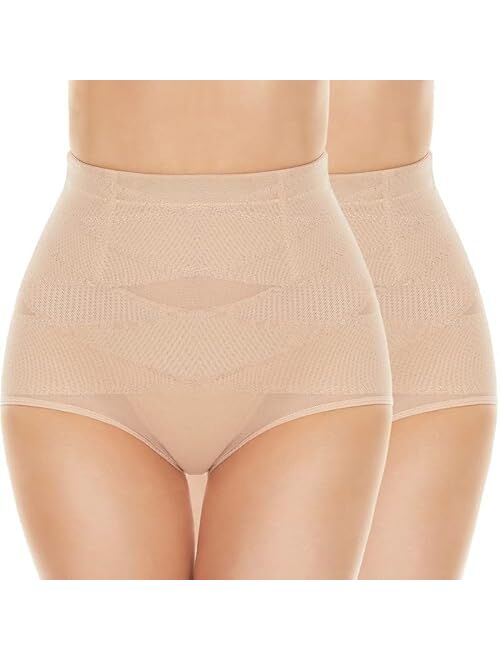 SIMIYA Tummy Control Shapewear for Women High Waisted Shapewear Panty Firm Control Soft Comfy Body Shaper for Women