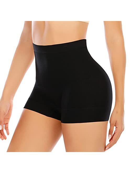 Werena Seamless Slip Shorts for Women Under Dress Shaping Boyshorts Panties Tummy Control Shapewear