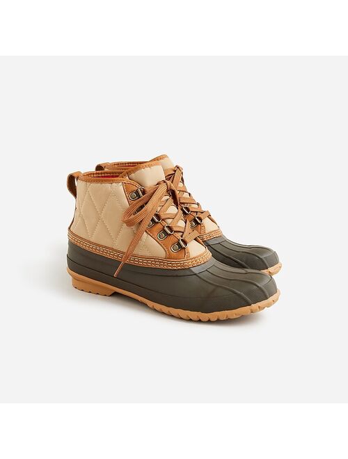 J.Crew Heritage duck boots in quilted nylon