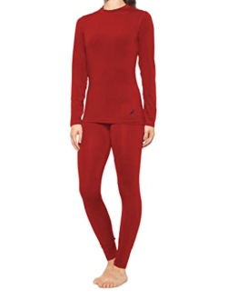 Women's Long Sleeve Long Johns Thermal Underwear Base Layer Set