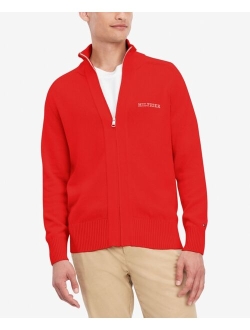 Men's Chunky Zip-Through Sweater