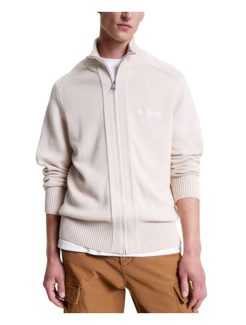 Tommy Hilfiger Men's Chunky Zip-Through Sweater