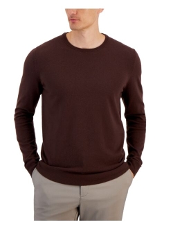 Men's Solid Crewneck Sweater, Created for Macy's