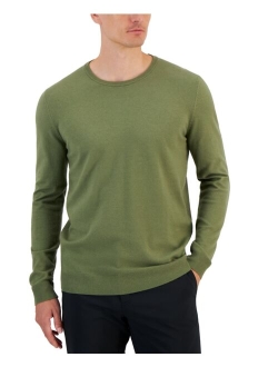 Men's Solid Crewneck Sweater, Created for Macy's