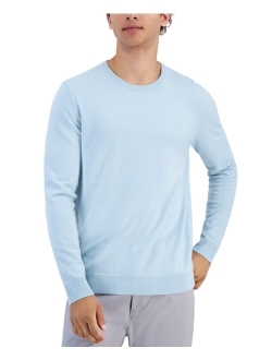 Men's Solid Crewneck Sweater, Created for Macy's