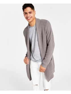 I.N.C. International Concepts Men's Ribbed Shawl-Collar Cardigan, Created for Macy's