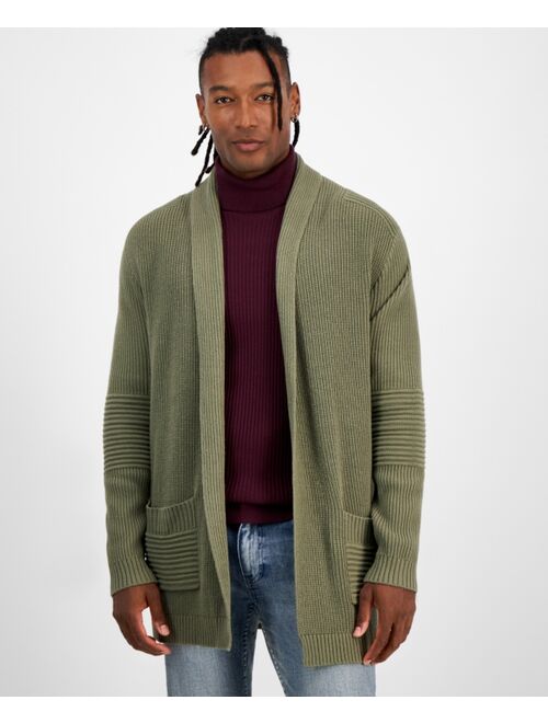 I.N.C. International Concepts Men's Ribbed Shawl-Collar Cardigan, Created for Macy's