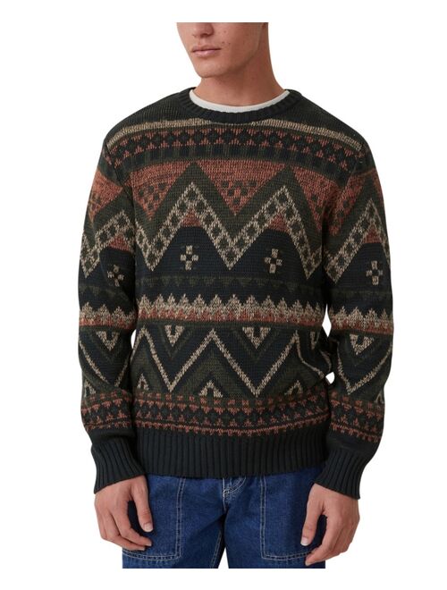 COTTON ON Men's Woodland Knit Sweater