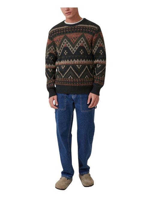 COTTON ON Men's Woodland Knit Sweater