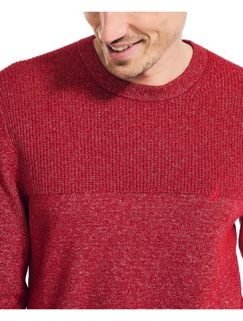 Nautica Men's Textured Knit Crewneck Sweater