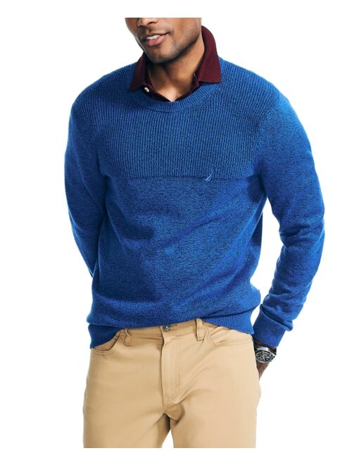 Nautica Men's Textured Knit Crewneck Sweater