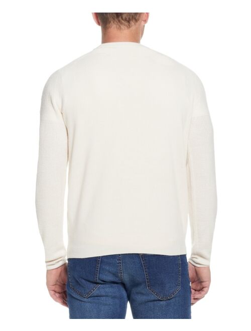 Weatherproof Vintage Men's Soft Touch Raglan Crew Neck Sweater