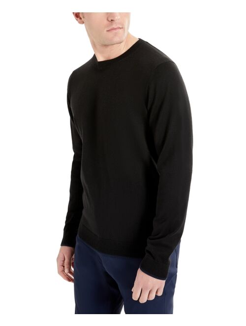 Kenneth Cole Men's Slim Fit Lightweight Crewneck Pullover Sweater