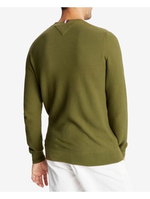 Tommy Hilfiger Men's Rectangle Stitch Crewneck Sweater