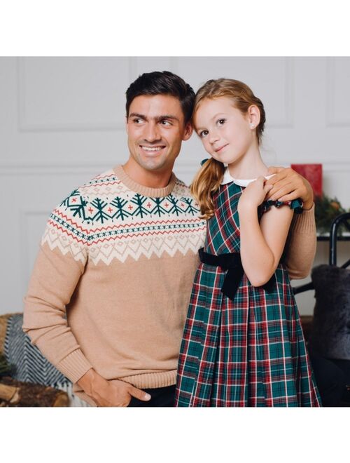 Hope & Henry Men's Crew Neck Fair Isle Sweater - Created for Macy's