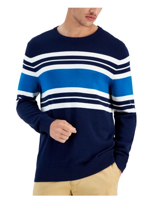 Club Room Men's Colin Striped Sweater, Created for Macy's