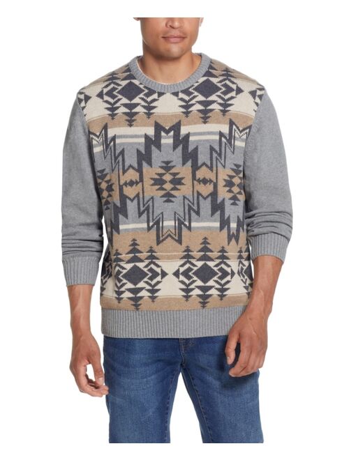 Weatherproof Vintage Men's Southwest Crew Neck Sweater