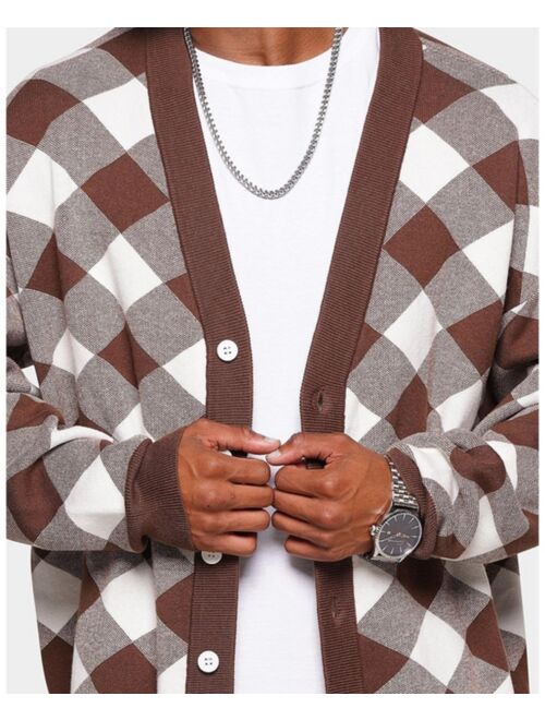 XXIII Mens Noah Gingham Cardigan