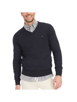 Essential Cotton V-Neck Sweater