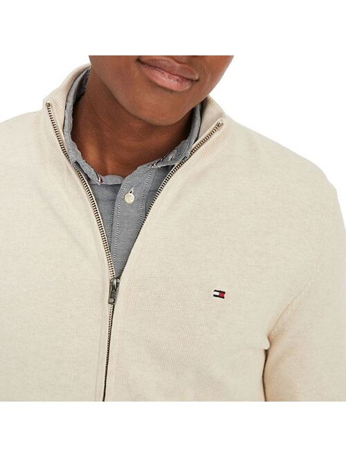 Men's Tommy Hilfiger Solid Full-Zip Sweater