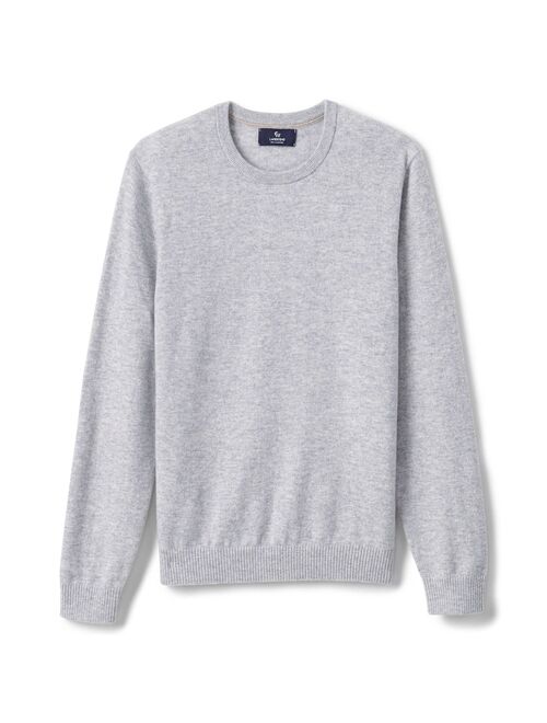 lands end Men's Lands' End Fine-Gauge Cashmere Crewneck Sweater