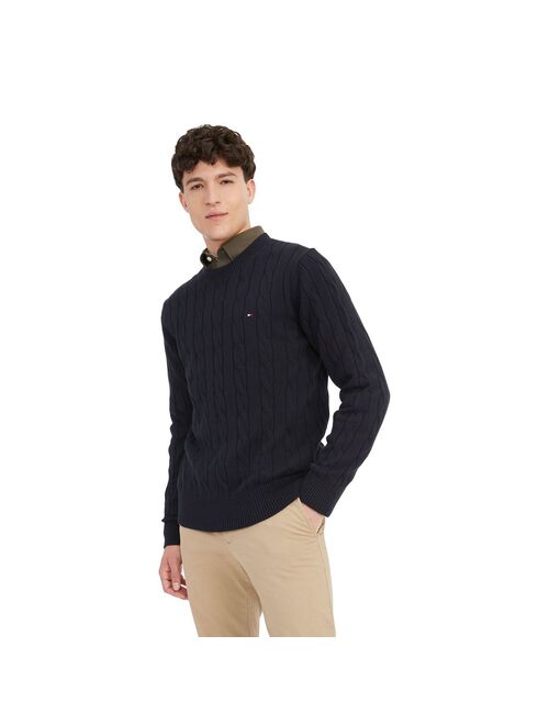 Men's Tommy Hilfiger Cable Knit Crewneck Sweater