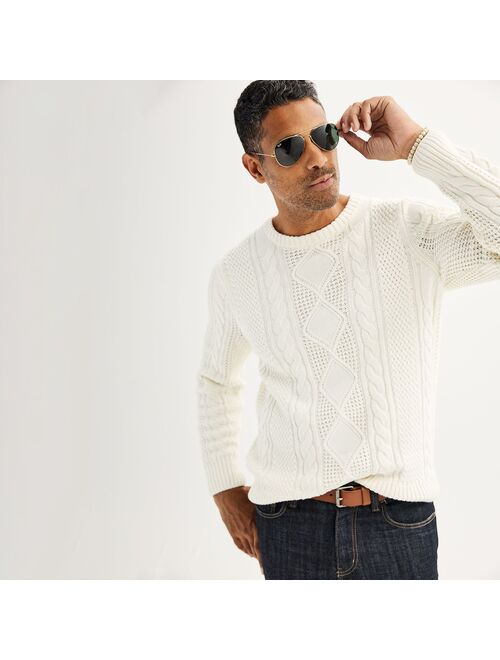 Men's Sonoma Goods For Life Fisherman Sweater