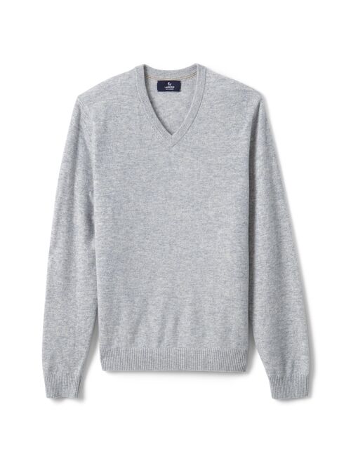 lands end Men's Lands' End Fine-Gauge Cashmere V-neck Sweater