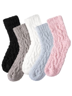 Pleneal Fuzzy Socks for Women - Fluffy Socks Women, Slipper Socks for Women, Thick Super Warm Fluffy Socks Cozy Socks