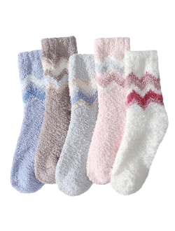 Fauson Fuzzy Socks for Women - Fuzzy Socks with Grip, Cozy Socks Slipper Socks for Women, Womens Fuzzy Socks Soft Comfort