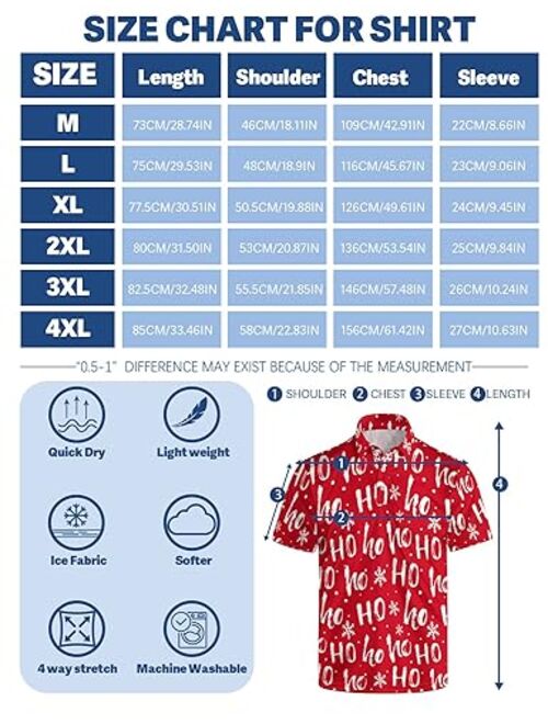 baprrjy Golf Shirt Mens Polo Shirts Short Sleeve Funny Golf Shirt for Men Dry Fit Hawaiian Golf Polo Shirts