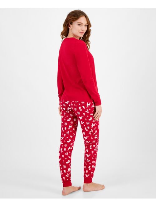 FAMILY PAJAMAS Matching Women's Mix It Merry & Bright Pajamas Set, Created for Macy's