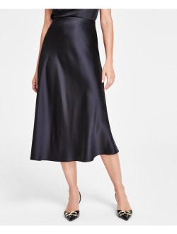 I.N.C. INTERNATIONAL CONCEPTS Women's Satin Slip Skirt, Created for Macy's