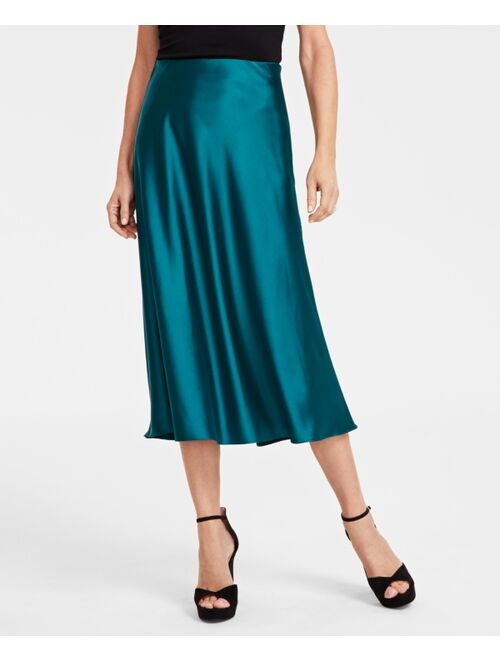 I.N.C. INTERNATIONAL CONCEPTS Women's Satin Slip Skirt, Created for Macy's