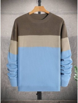 Manfinity Homme Men Color Block Sweater