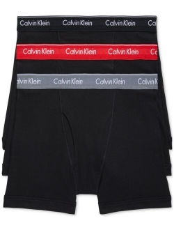 Men's 3-Pk. Cotton Classics Boxer Briefs Underwear, A Macy's Exclusive