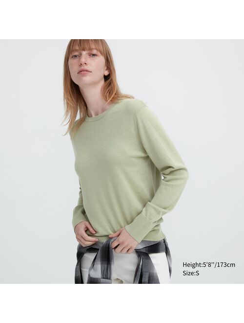 Uniqlo Extra Fine Merino Long-Sleeve Crew Neck Sweater