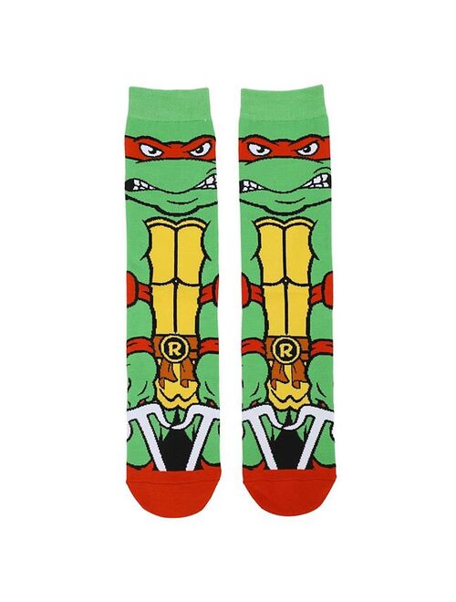 Licensed Character Men's Teenage Mutant Ninja Turtles Raphael Crew Socks