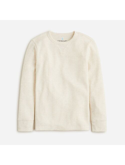 J.Crew Kids' new long-sleeve waffle T-shirt