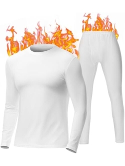 EXCELLENT THERMAL Mens Thermal Underwear Set, Soft and Warm Long Johns for Men Thermal Base layer for Cold Weather Bottom Top