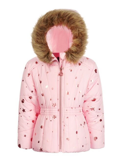 S ROTHSCHILD & CO Toddler & Little Girls Foiled Quilted Puffed Jacket