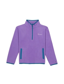 Little Girls Micro Fleece Quarter Zip Jacket