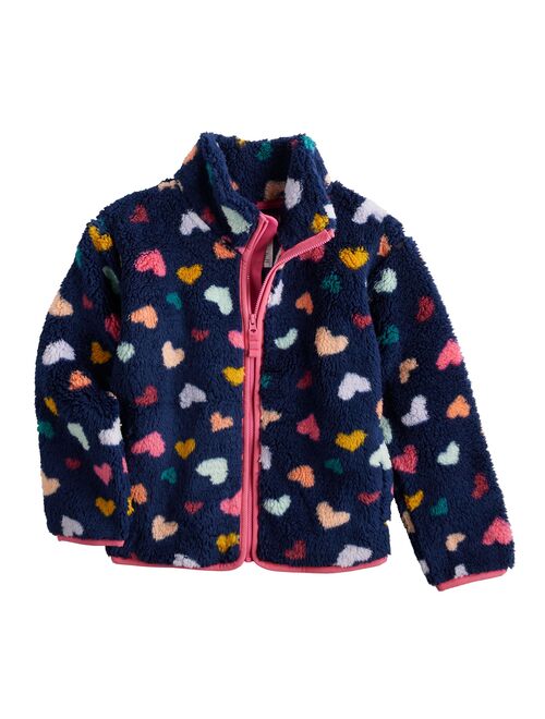 Girls 4-12 Jumping Beans Fleece Jacket