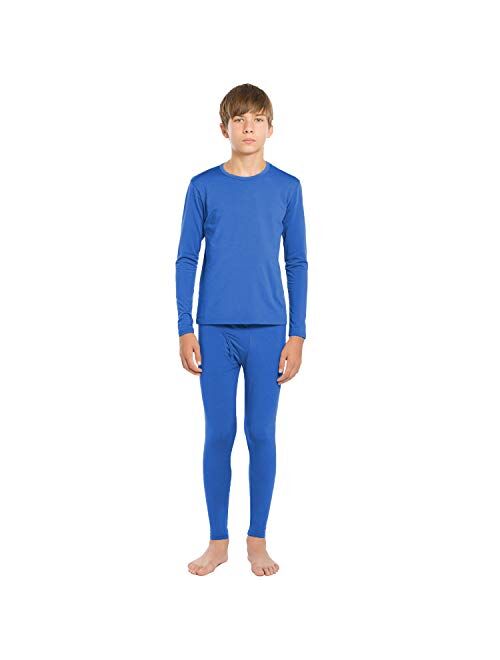 ViCherub Thermal Underwear Set for Boys Long Johns Fleece Lined Kids Base Layer Thermals Sets Boy