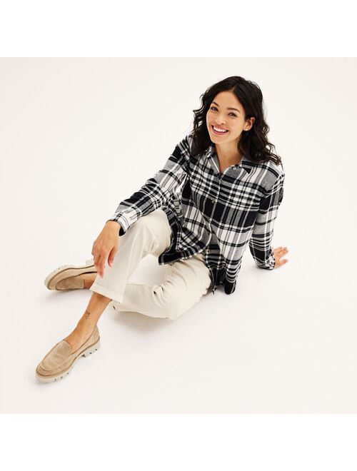 Women's Sonoma Goods For Life Everyday Flannel Shirt