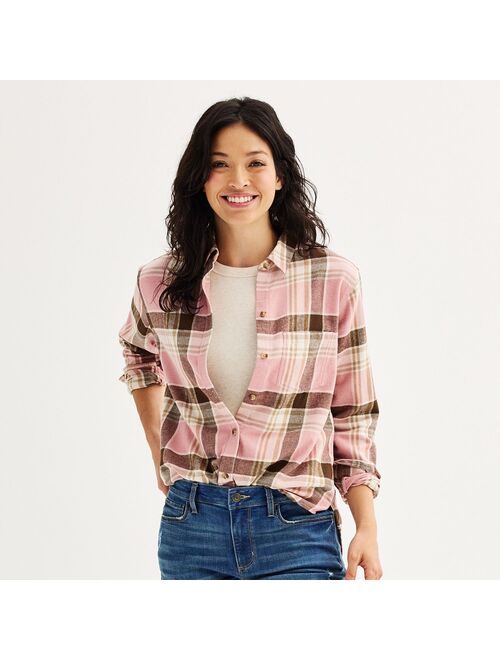 Women's Sonoma Goods For Life Everyday Flannel Shirt